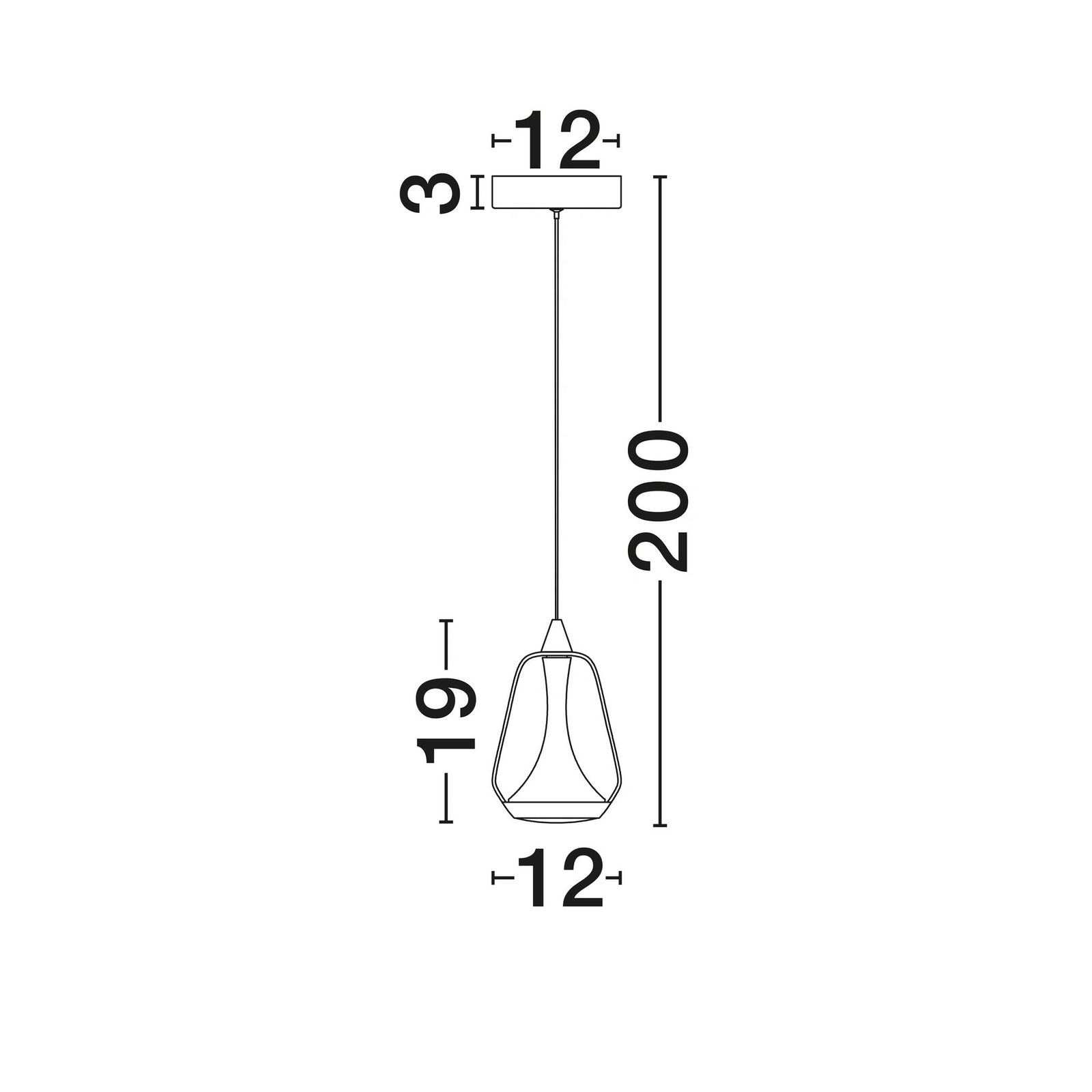 Nova Luce Alish LED Hängeleuchte 