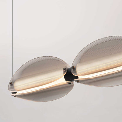 Nova Luce Noir LED-Hängeleuchte, länglich