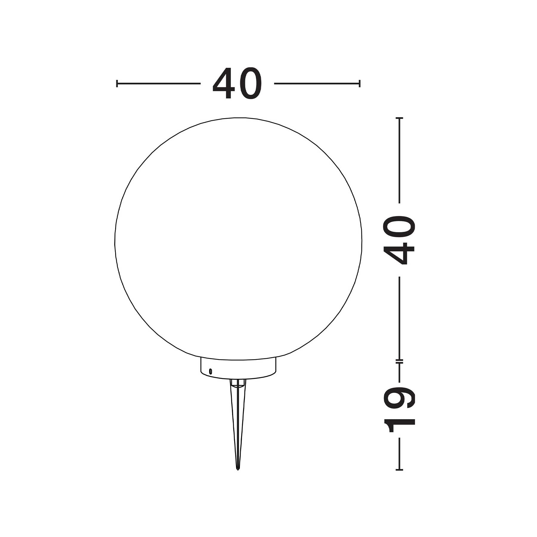 Nova Luce Moon E27 sloupkové svítidlo IP65