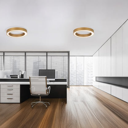 Nova Luce Morbido LED kruhové přisazené svítidlo CCT s ovladačem + app