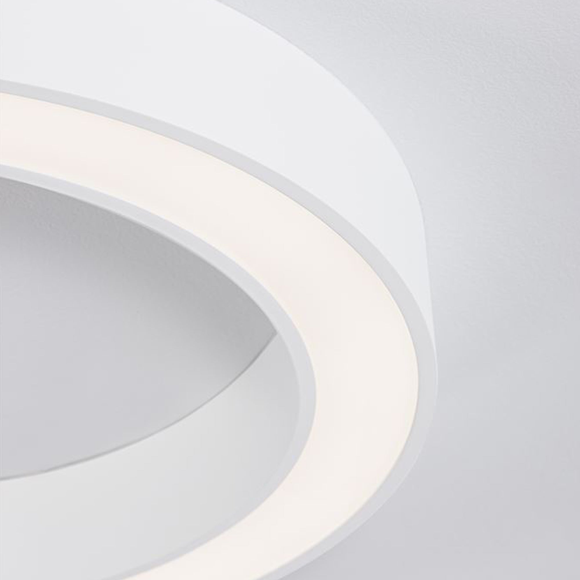 Nova Luce Morbido LED kruhové přisazené svítidlo CCT s ovladačem + app