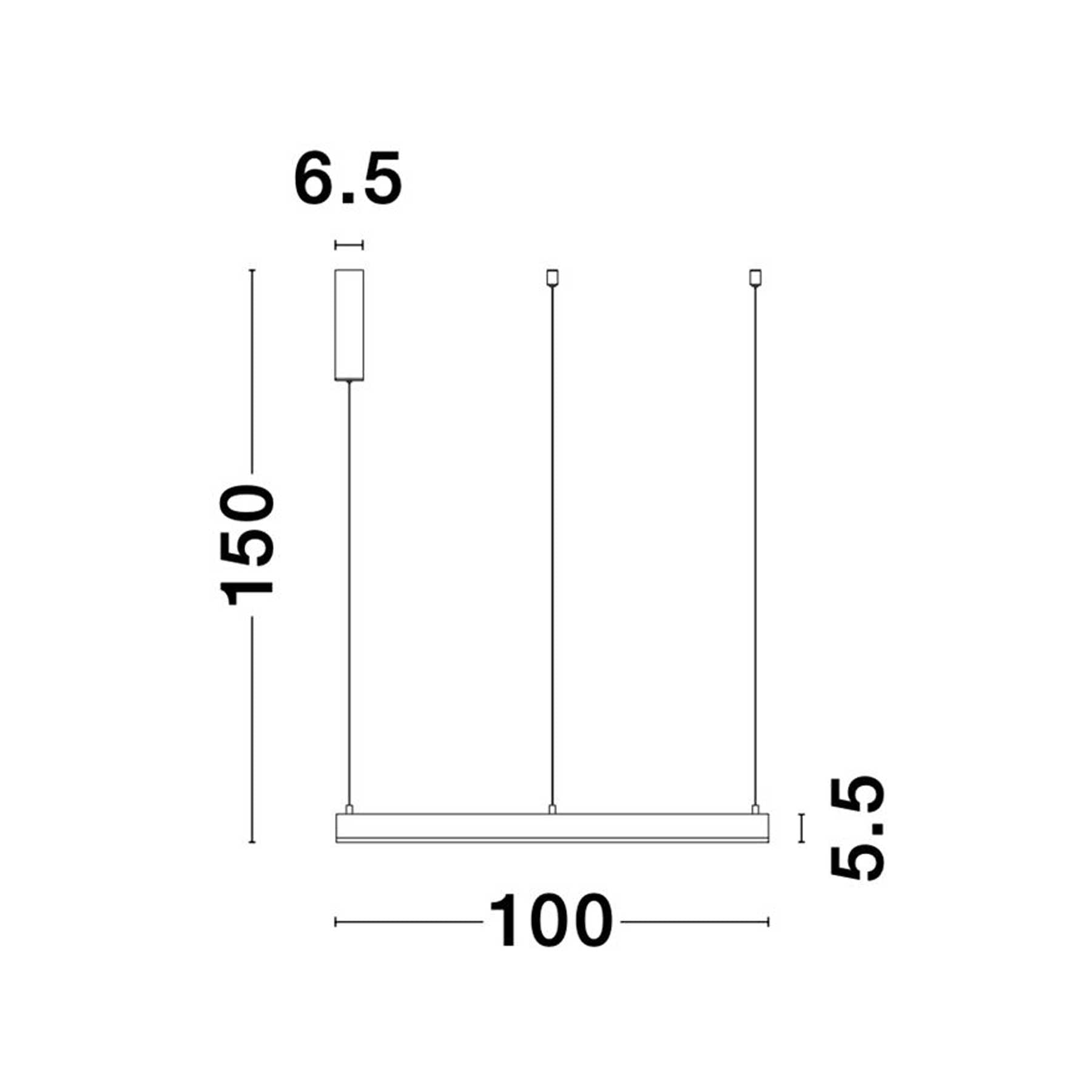 Nova Luce Motif LED kruhové závěsné svítidlo stmívatelné CCT