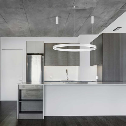 Nova Luce Motif LED kruhové závěsné svítidlo stmívatelné CCT