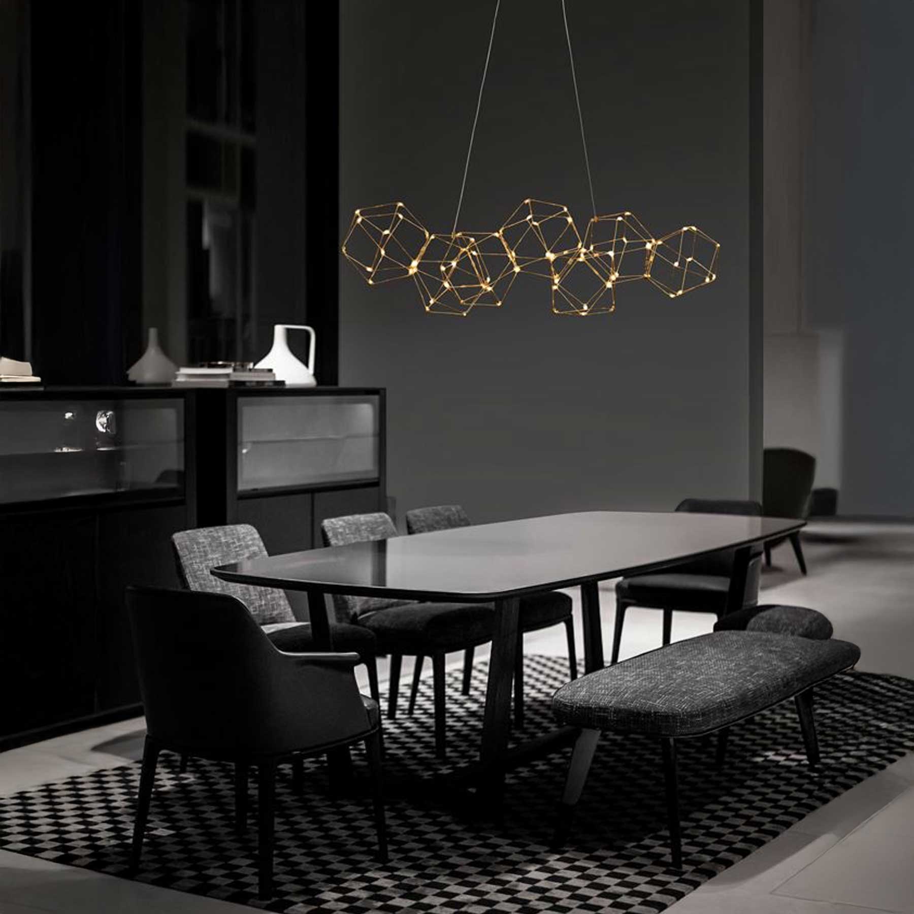 Nova Luce Nebula LED podélné závěsné svítidlo