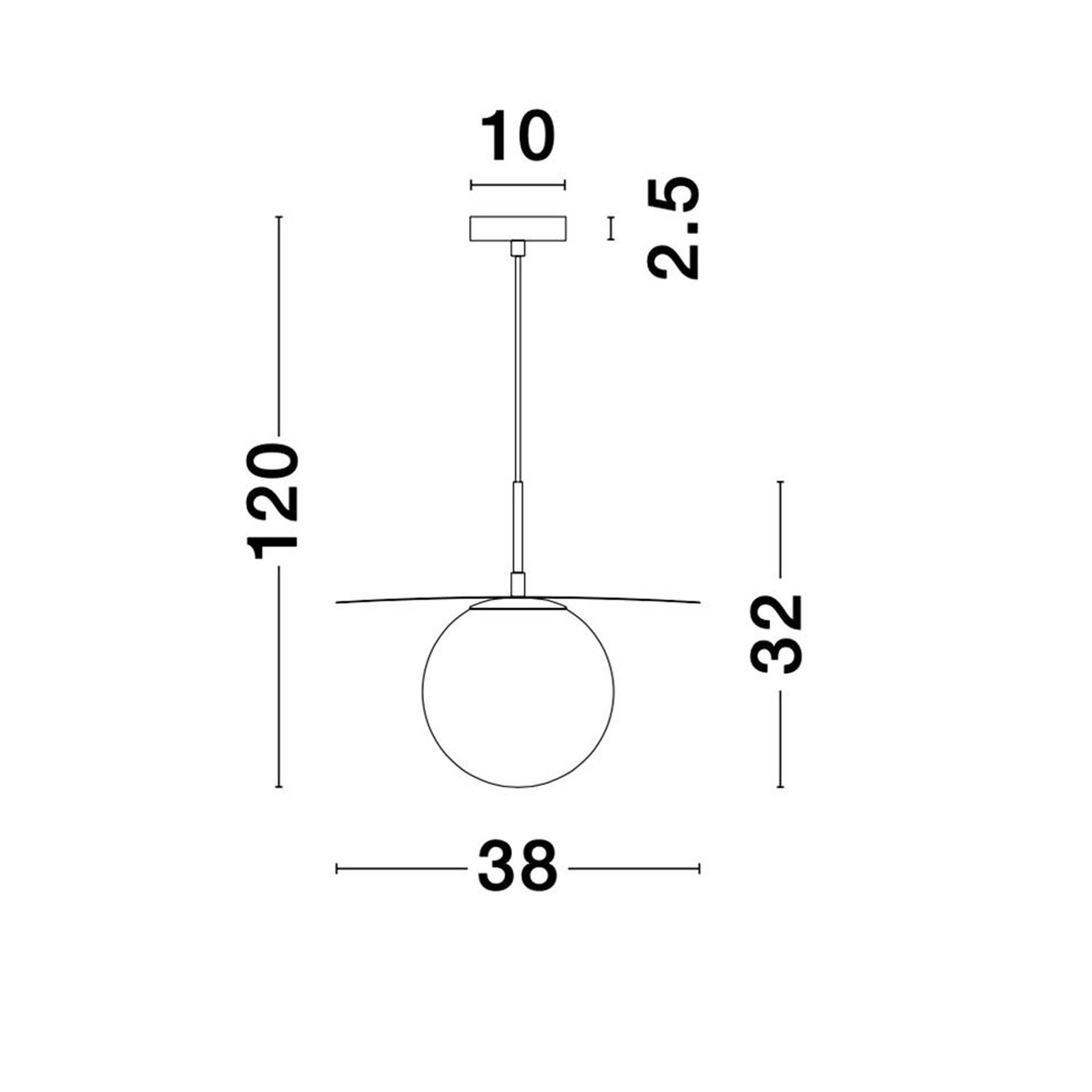 Nova Luce Obbit E27 Pendelleuchte