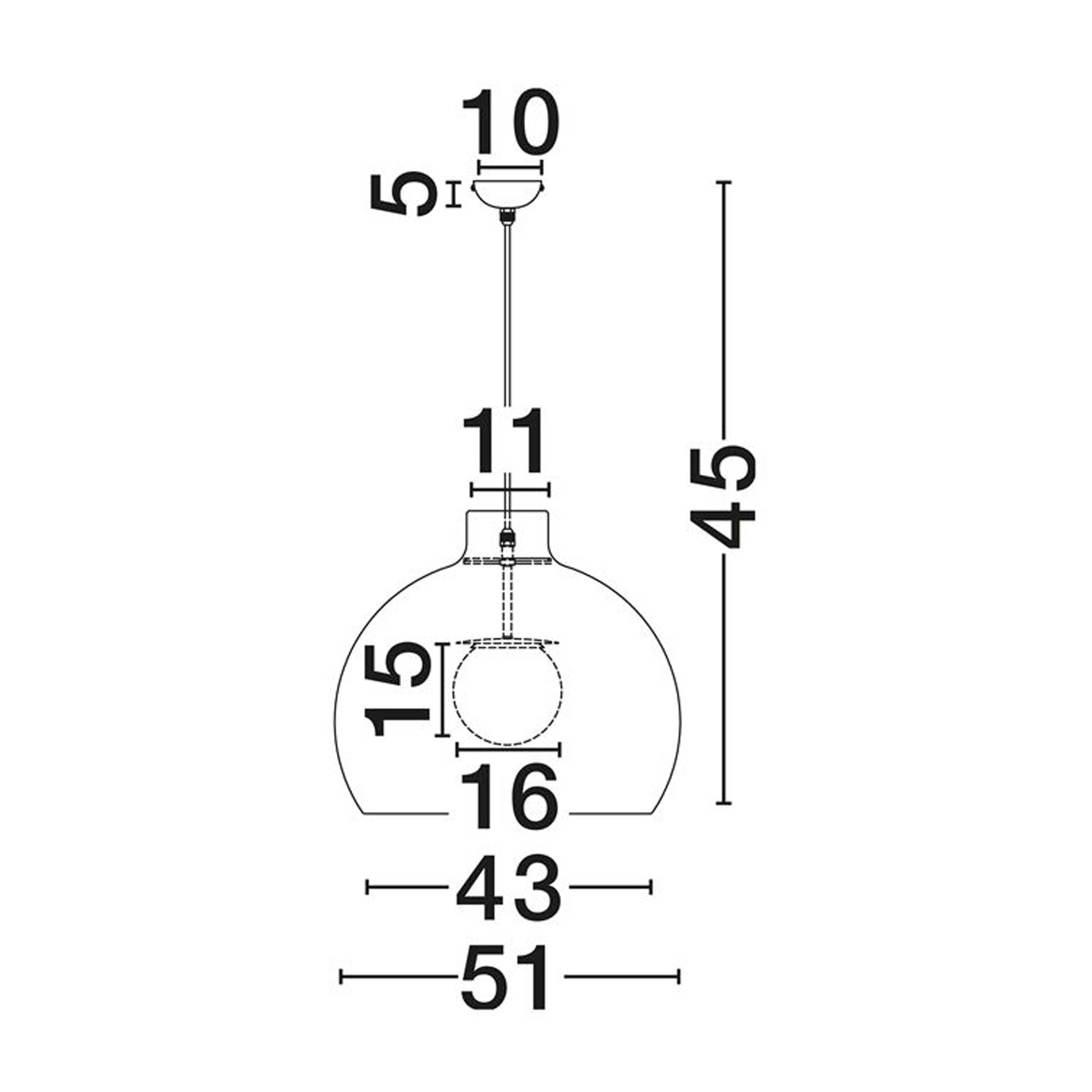 Nova Luce Obbit E27 Pendelleuchte