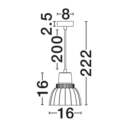 Nova Luce Picco E14 Hängeleuchte 