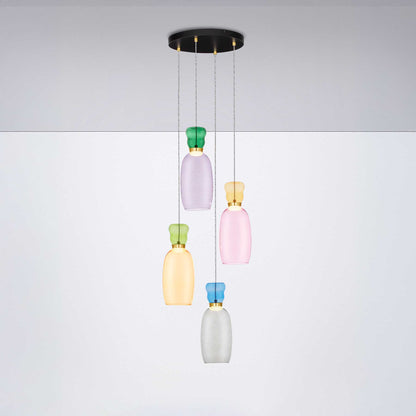 Nova Luce Pluma LED skleněné závěsné svítidlo