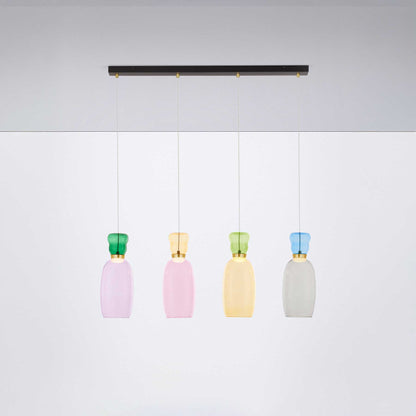 Nova Luce Pluma LED skleněné závěsné svítidlo