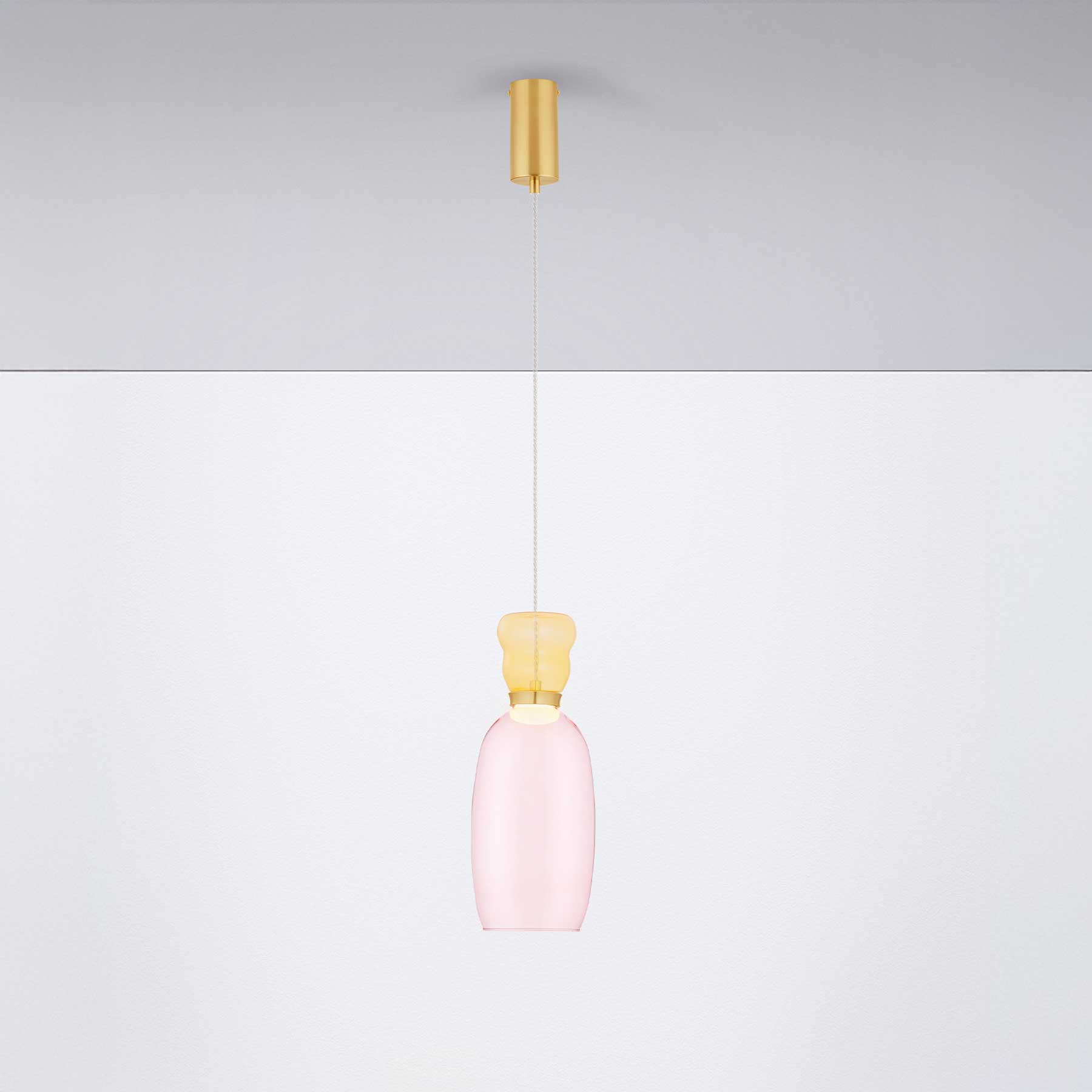 Nova Luce Pluma LED skleněné závěsné svítidlo