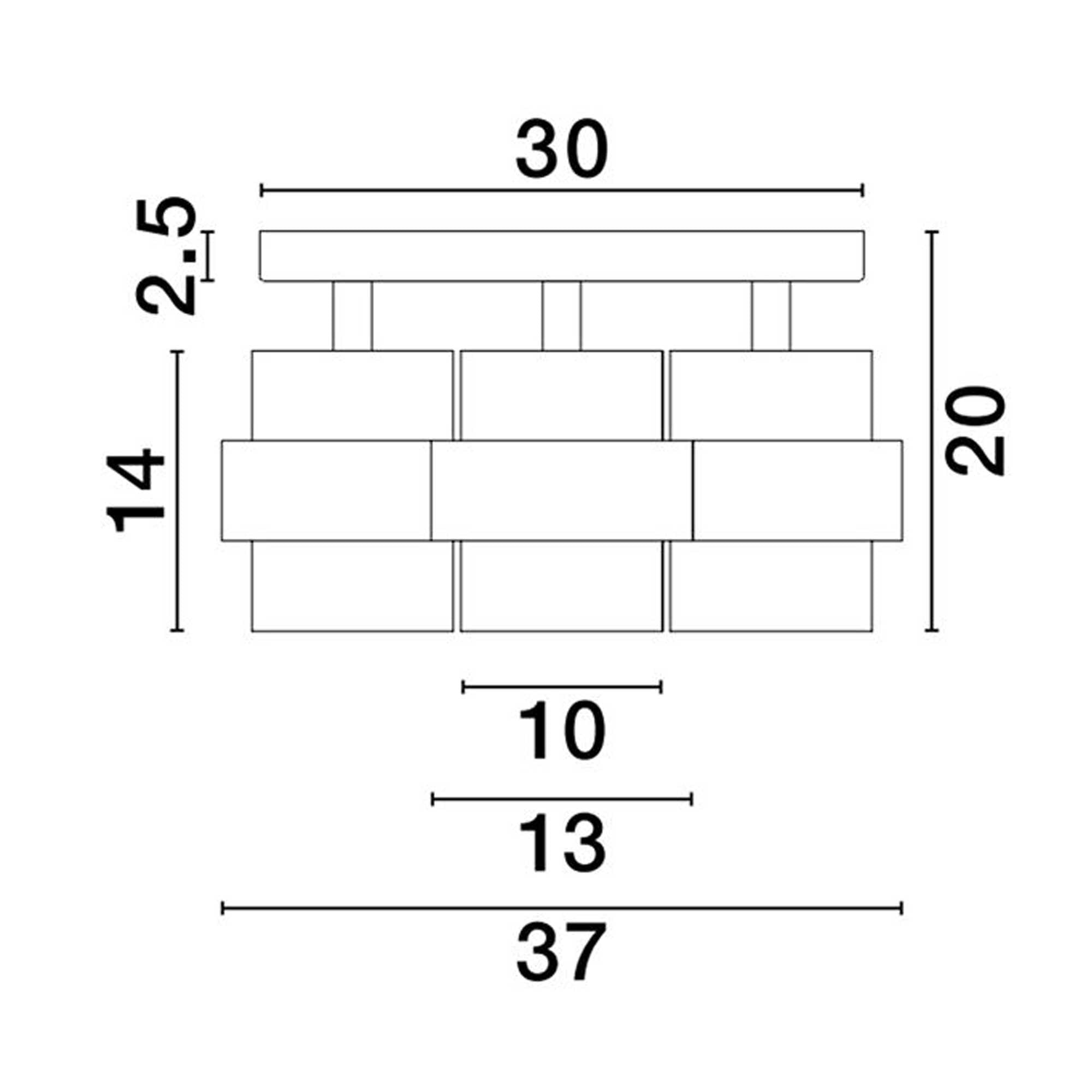 Nova Luce Sianna E27 Glas  rund