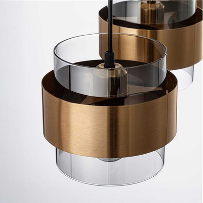 Nova Luce Sianna E27  aus Glas in Längsrichtung