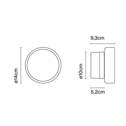 Marset Roc LED Wandleuchte 