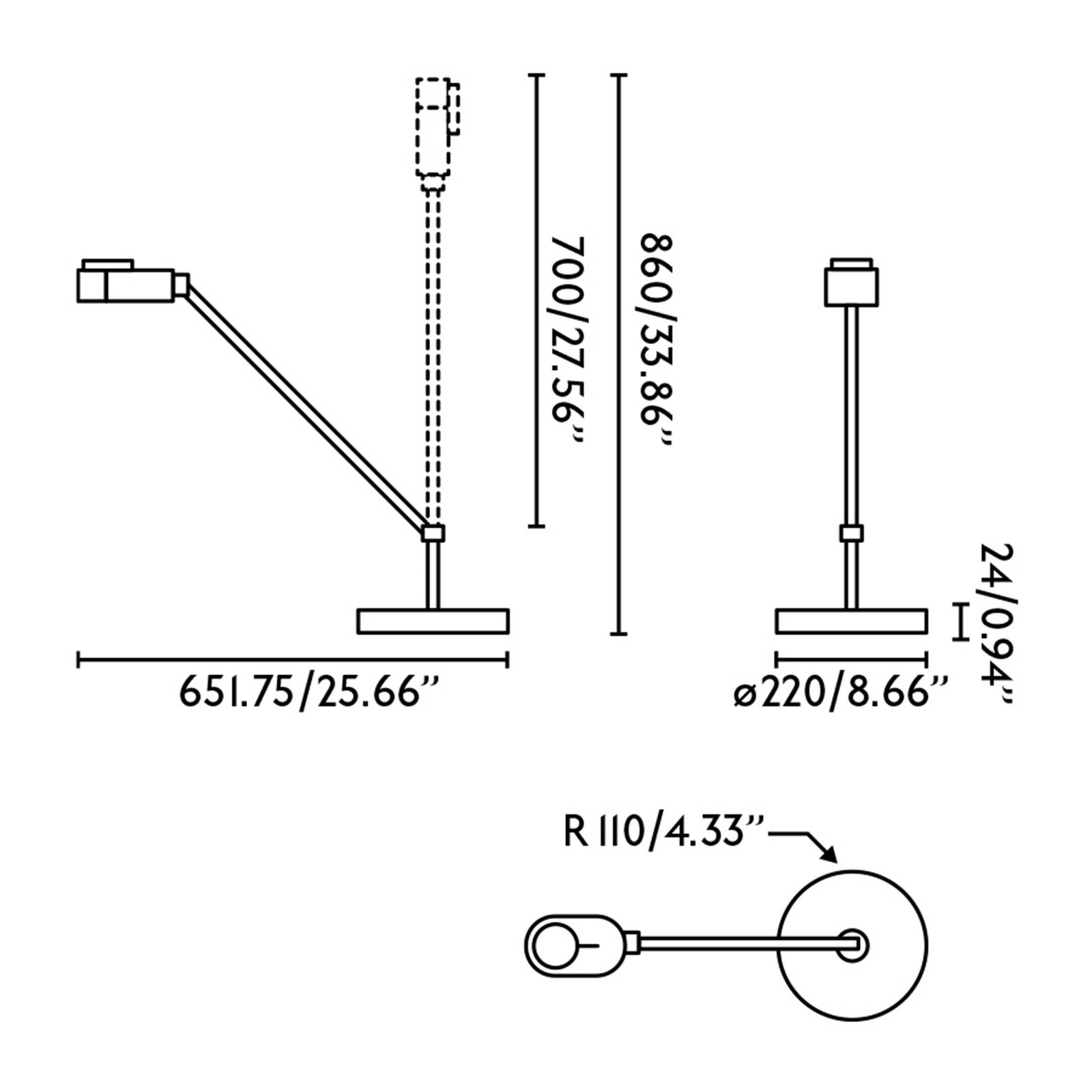 Faro Einladende LED-Tischleuchte