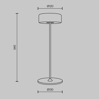 Maytoni AI Collaboration LED tragbare Tischlampe 