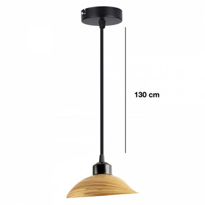 TD Lamps Bamboo E27 bambusové závěsné svítidlo