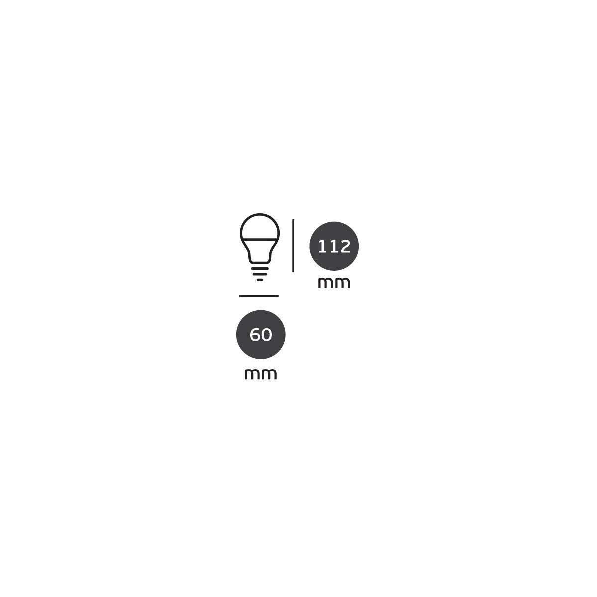 LED-Glühbirne VK Light Classic Plastic B22 1050 lm, Ø 60, 11 W