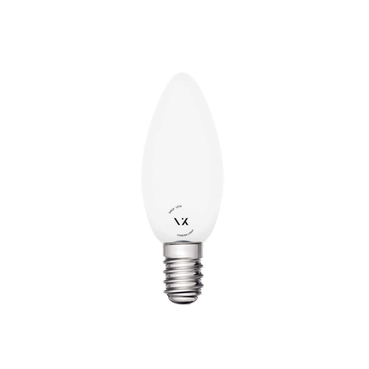 LED-Glühbirne VK Light Candle Filament Milky E14
