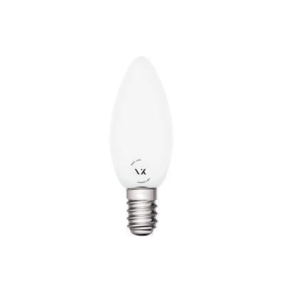 LED-Glühbirne VK Light Candle Filament Milky E14