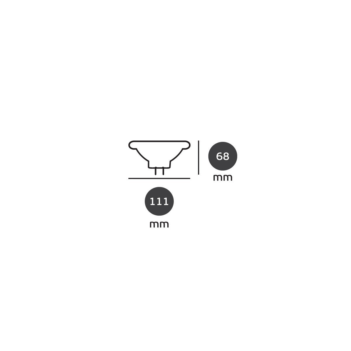 LED-Glühbirne VK Light GU10 1000 lm 12 W