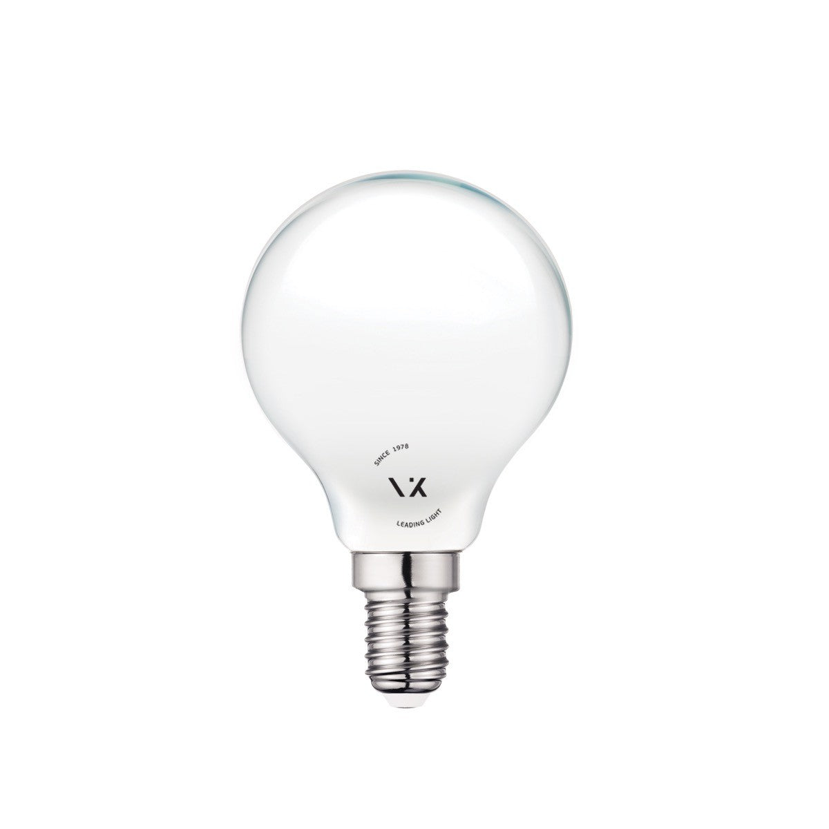 LED-Glühbirne VK Light Mini Globe Filament Milky E14