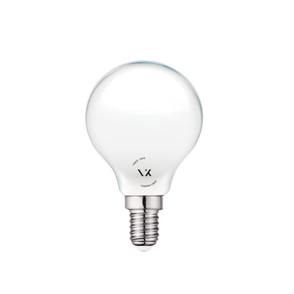 LED-Glühbirne VK Light Mini Globe Filament Milky E14
