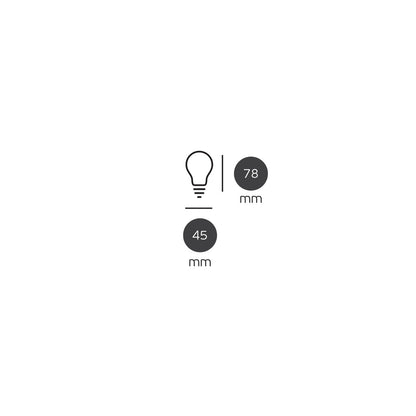 LED-Glühbirne VK Light Mini Globe Filament Clear E14