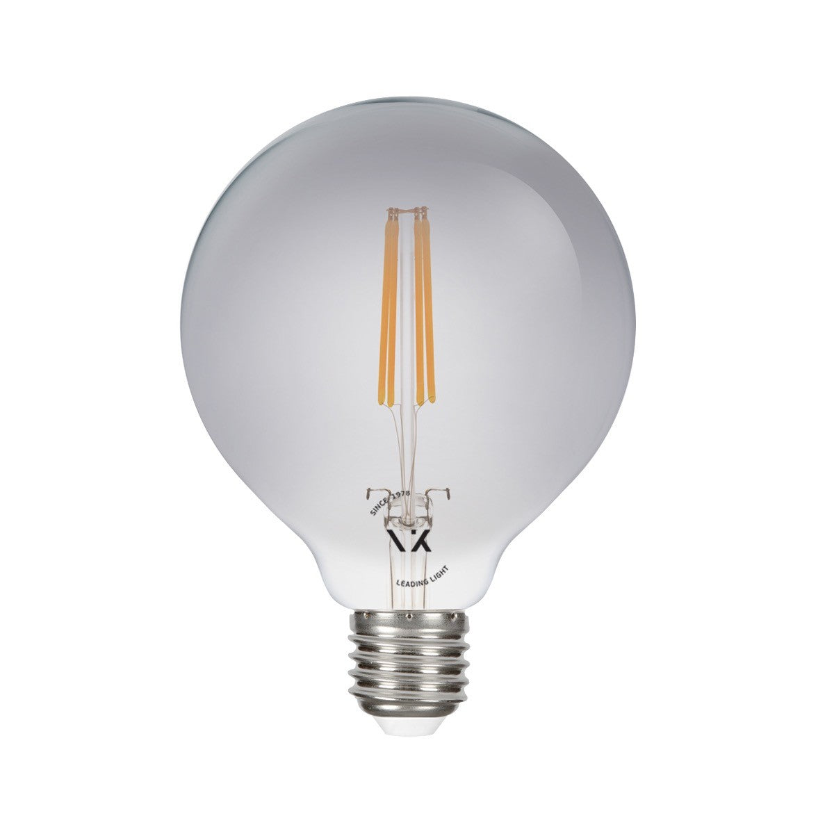 LED-Glühbirne VK Light Globo Filament Dark Grey E27 2700K 7W dimmbar