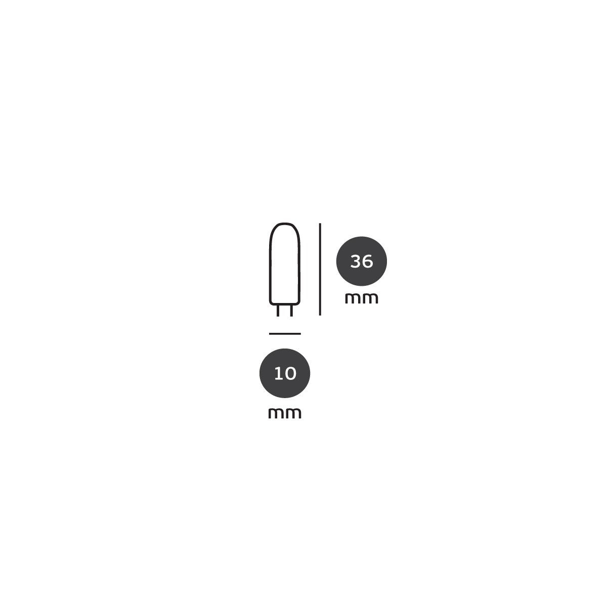 LED-Glühbirne VK Light G4 12 V 2 W, dimmbar