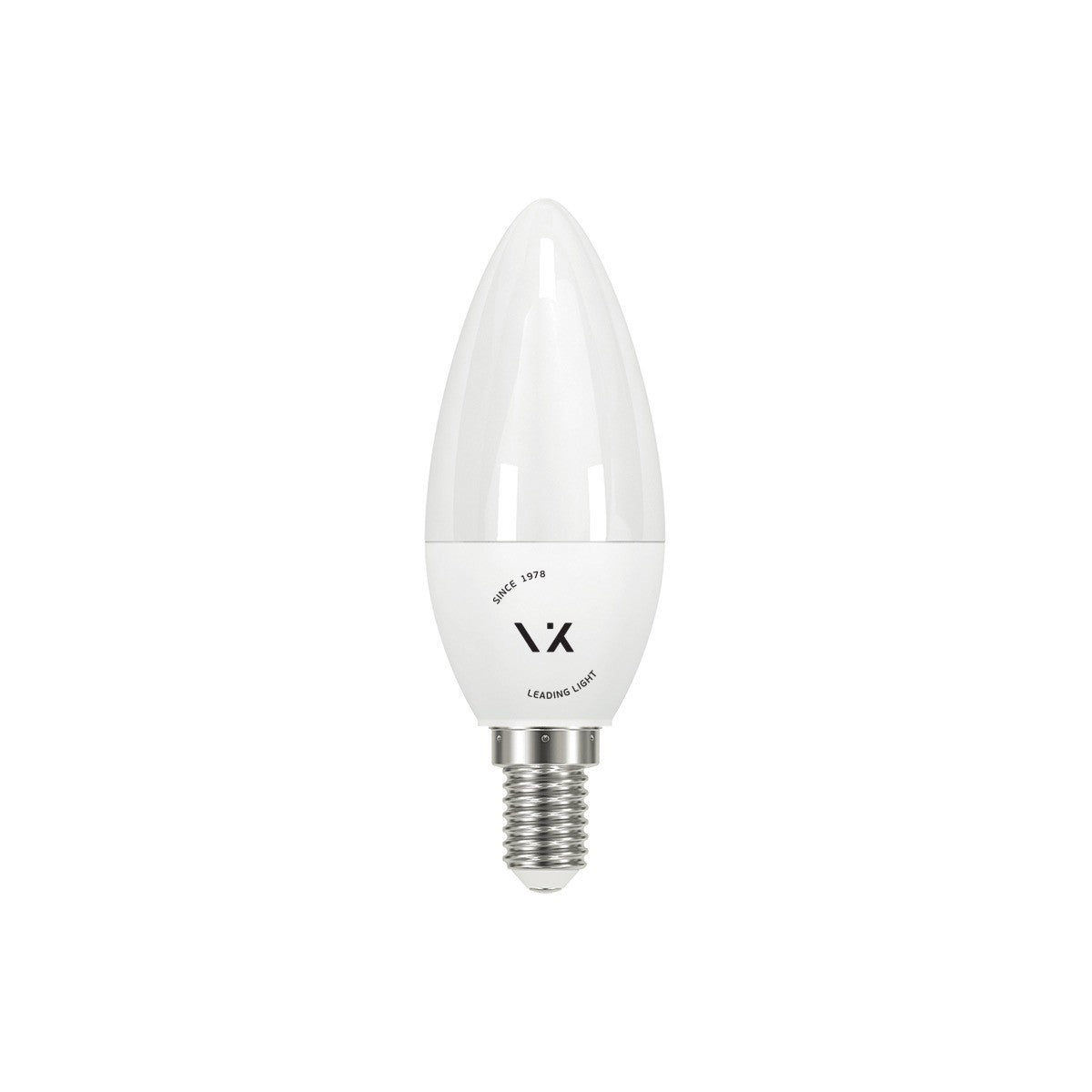 LED-Glühbirne VK Light Candle Plastic E14 9 W, dimmbar