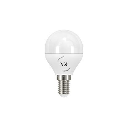 LED-Glühbirne VK Light Mini Globe Plastic E14 ø45 9 W, dimmbar