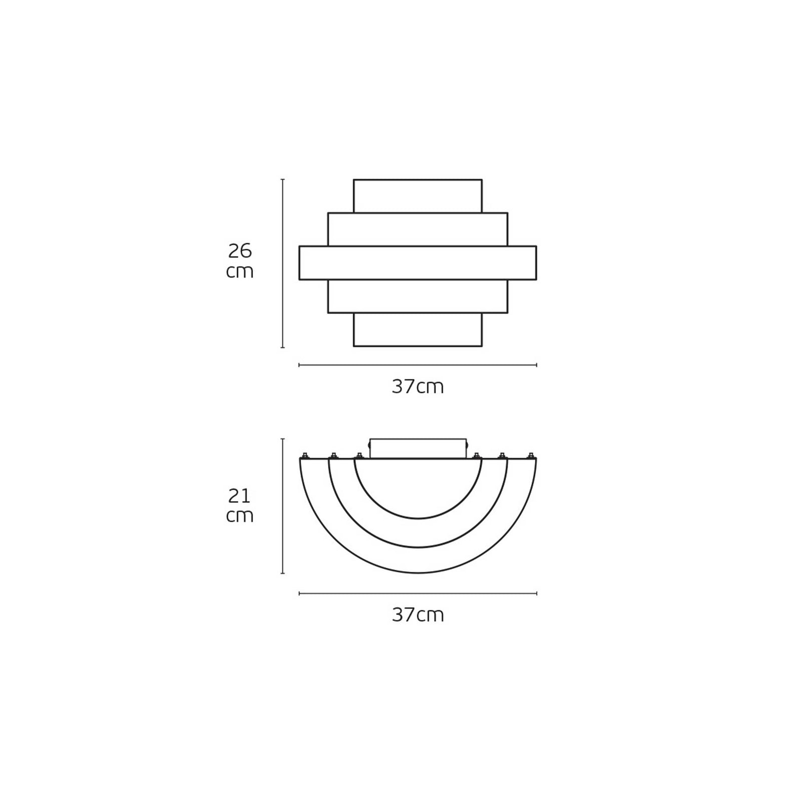 VK Light Aleria LED Wandleuchte 