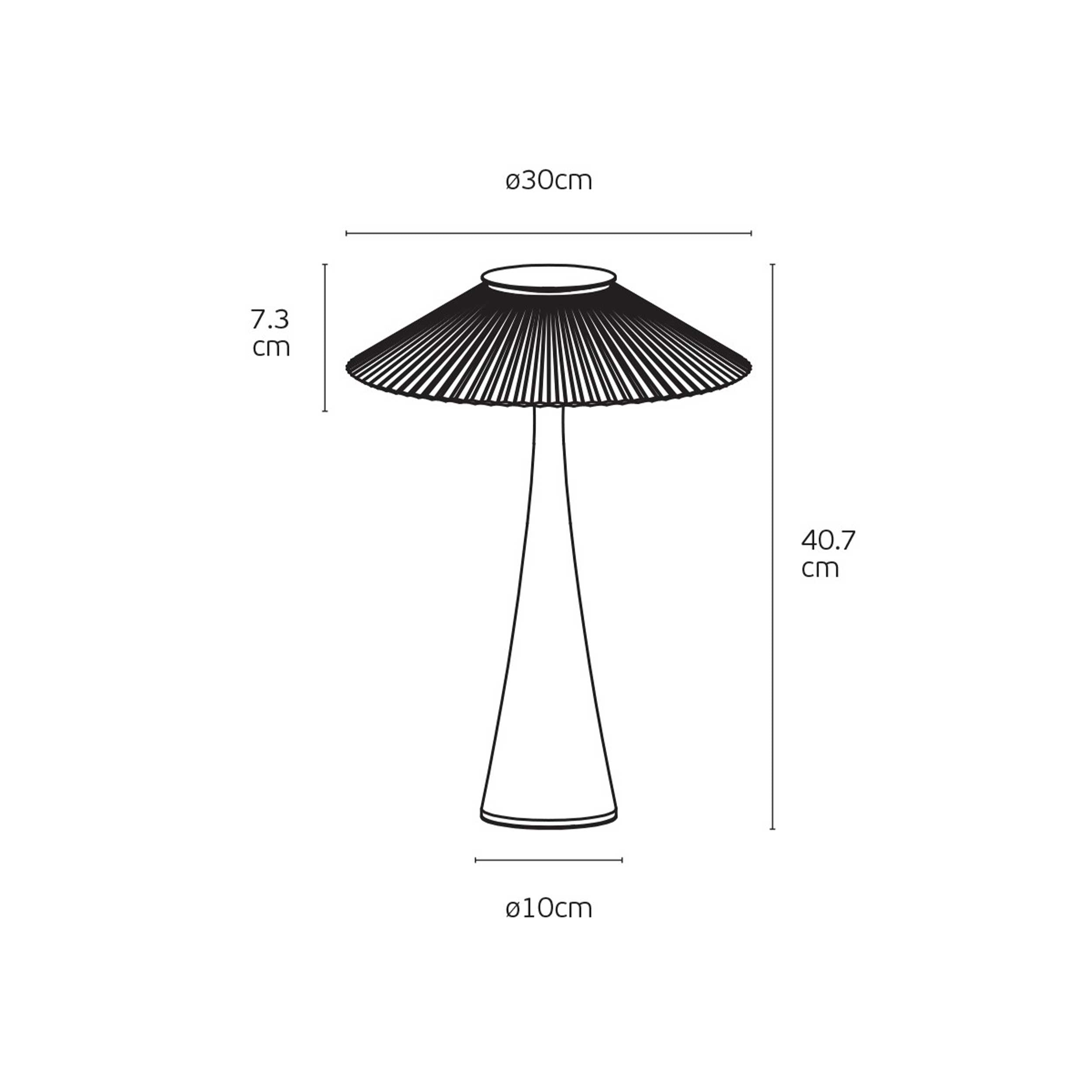 VK Light Amelie LED Tischlampe 