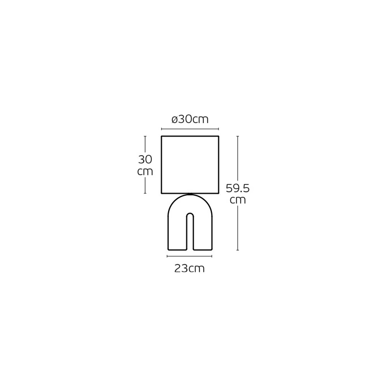 VK Light Arch E27 Tischlampe 