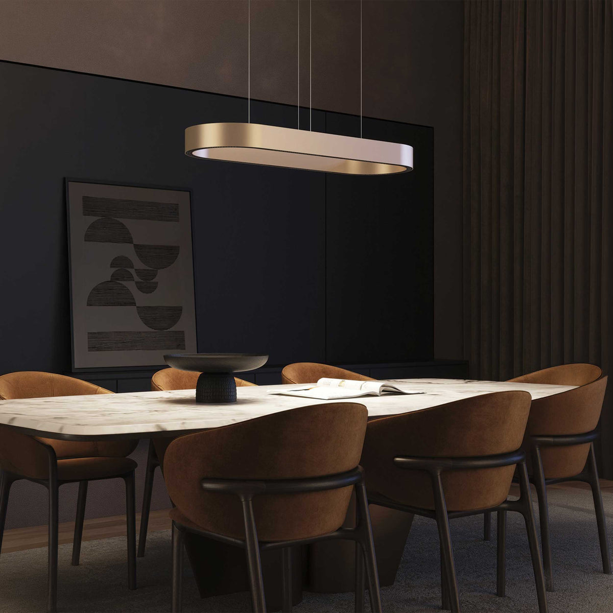VK Light Aria LED Hängeleuchte  oval