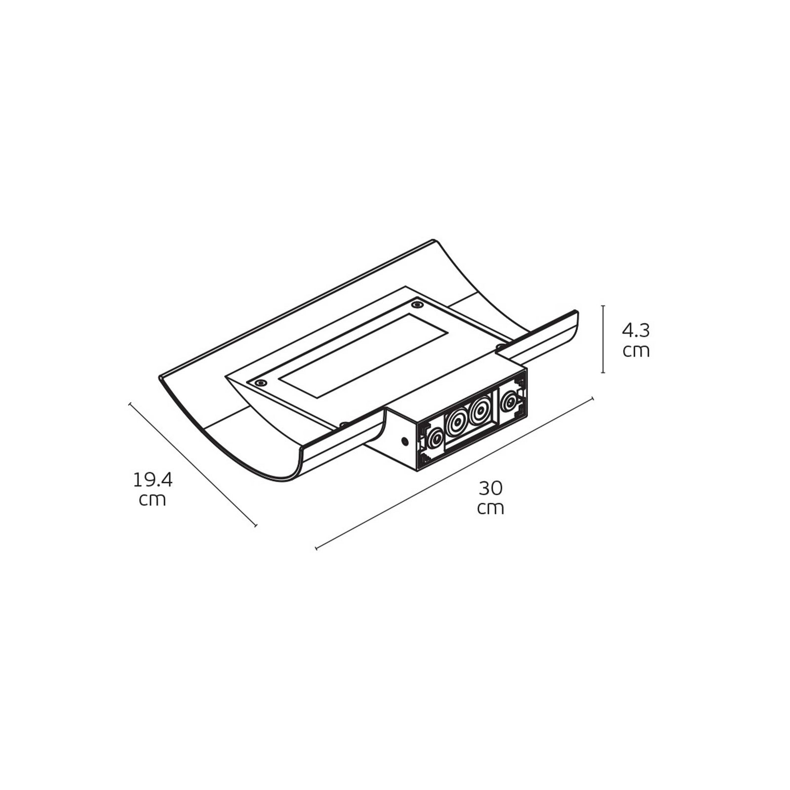 VK Light Cape LED Wandleuchte  IP65
