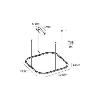 VK Light Core LED Hängeleuchte 