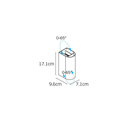VK Light Tod LED Wandleuchte  IP65