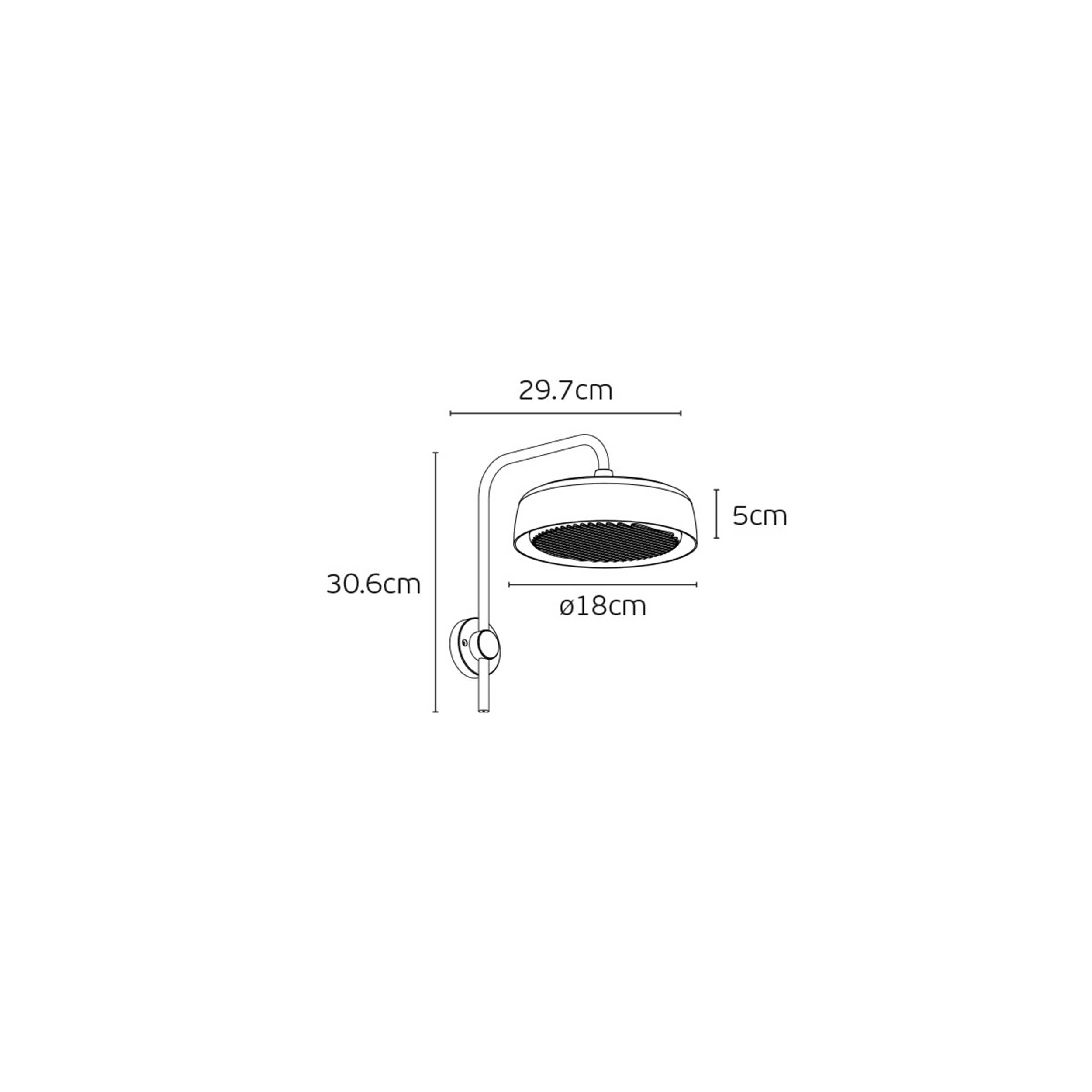 VK Light Jade LED Wandleuchte  IP65