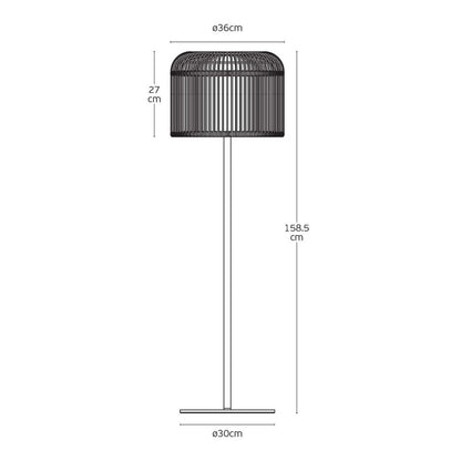 VK Light Keli E27 Stehleuchte Außen  IP44