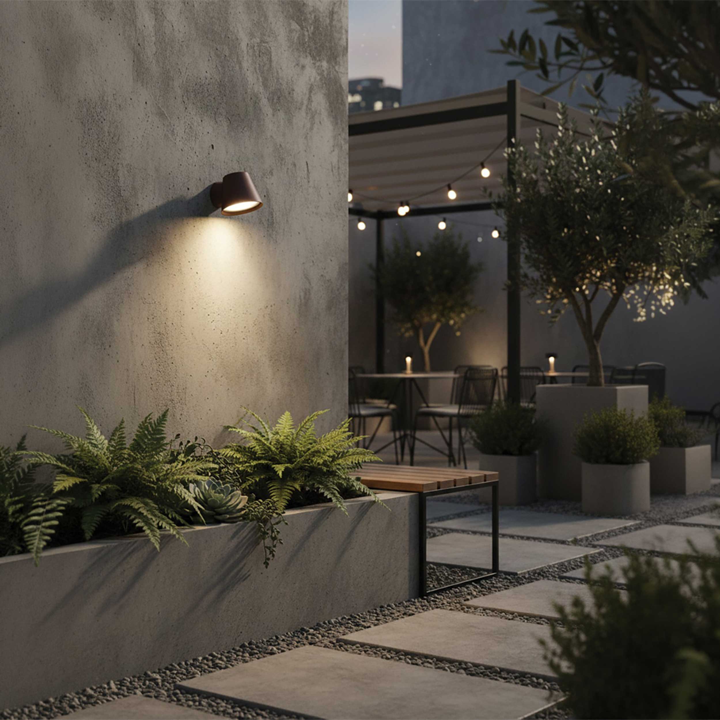 VK Light Kupo GU10 Wandleuchte  IP65