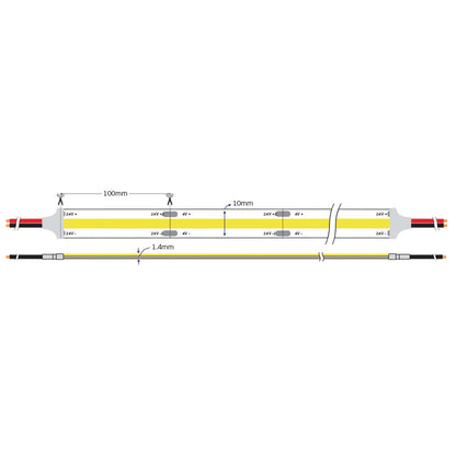 COB-LED-Streifen 24 V CRI90 IP20 (5 m)