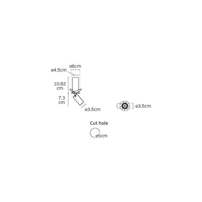 VK Light Coko LED Single Trimless Einbauleuchte 