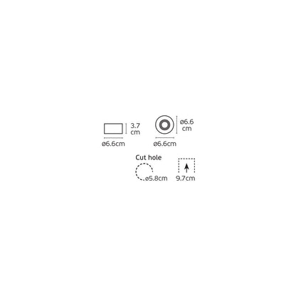 VK Light Irma GU5.3 Einbau-Spot  IP65