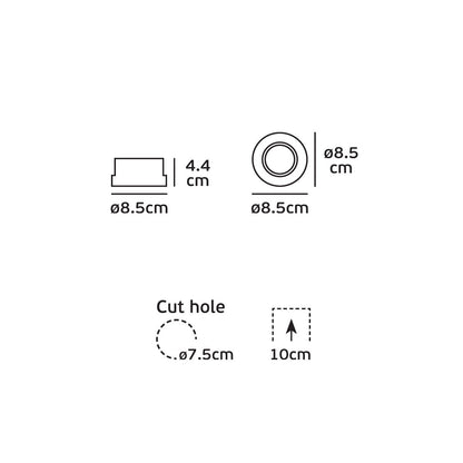 VK Light Irma GU5.3 Einbau-Spot  IP65