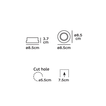 VK Light Woof GU5.3 Einbau-Spot  IP65