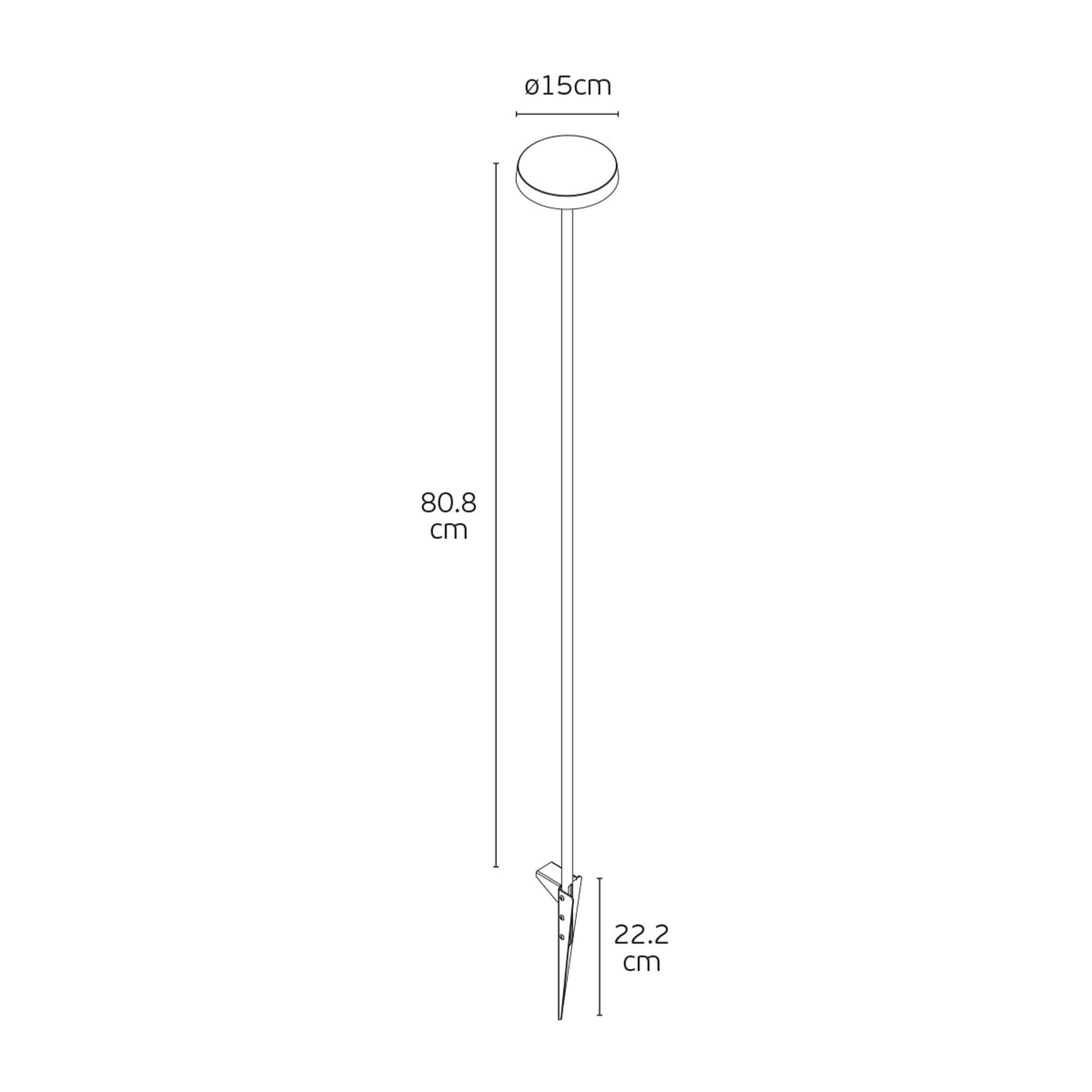 VK Light Mush LED-Mastleuchte  mit Steckanschluss, Schutzart IP65