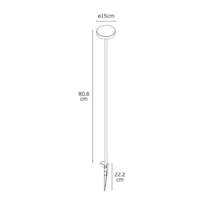 VK Light Mush LED-Mastleuchte  mit Steckanschluss, Schutzart IP65