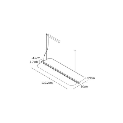 VK Light Mute L LED hängende Akustikleuchte  horizontal