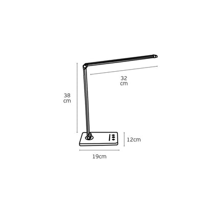 VK Light Nia Square LED Tischlampe  dimmbar 3CCT